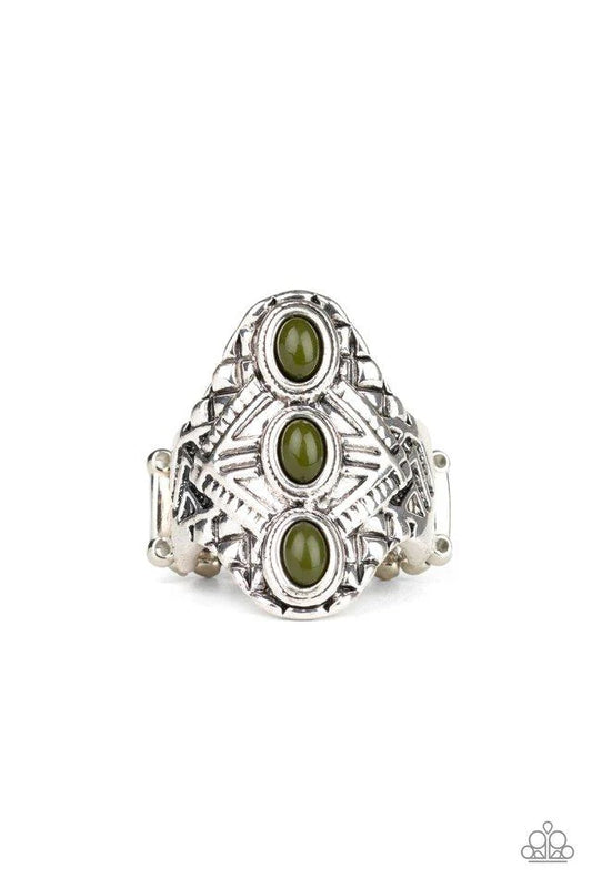 Mayan Motif - Green Ring (FJ)