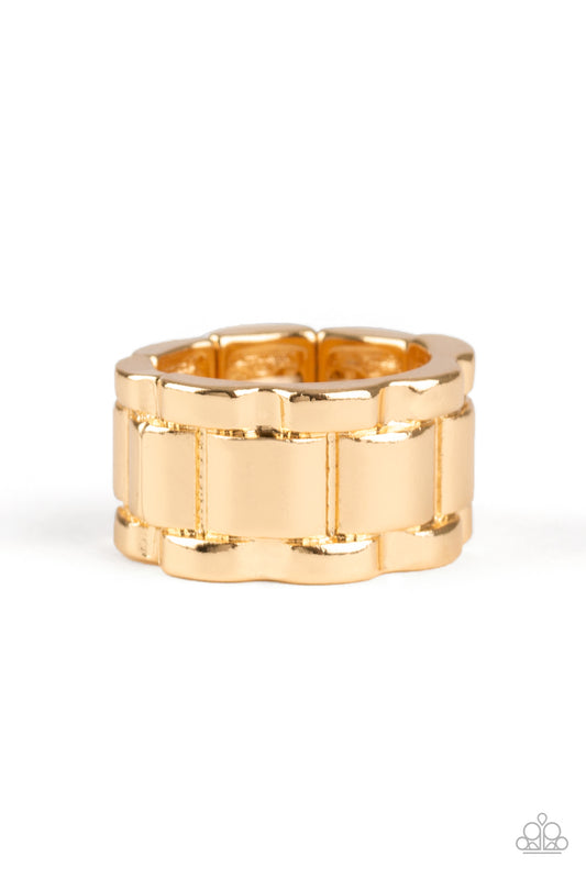 Modern Machinery - Gold Men Ring (FJ)